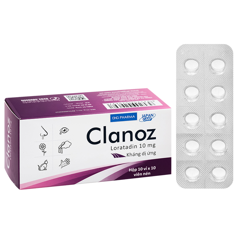Clanoz 10mg trị các triệu chứng viêm mũi dị ứng, mày đay - 17